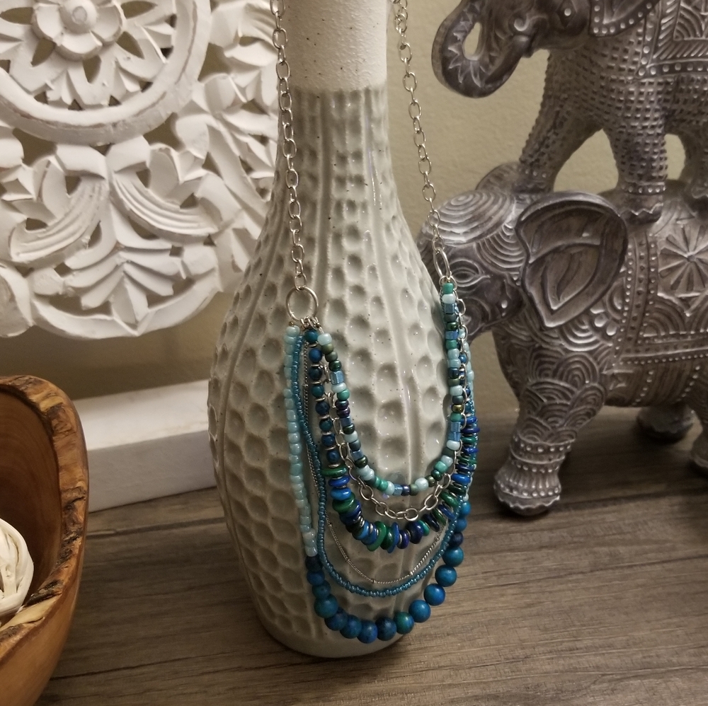 Gorgeous multi-strand necklace